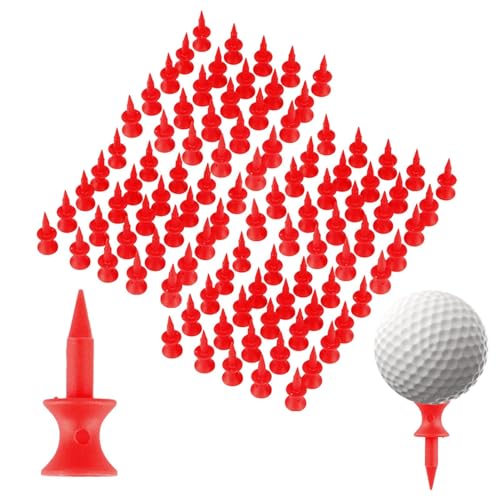 Niktule Golf-Tees,Golf-Tee-Set, Tragbare Golf-Tees für Herren, 50/100 Stück Wiederverwendbare Golf-Tees, Golfzubehör und Ausrüstung für Golfplätze von Niktule