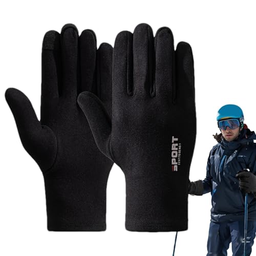 Niktule Winterhandschuhe,Winterhandschuhe Damen, Touchscreen-Arbeitshandschuhe, Gartenarbeit Winterhandschuhe Touchscreen Warme Handschuhe Fahrradhandschuhe zum Fahren Wandern von Niktule