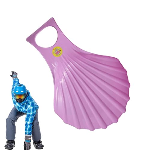 Winterschlitten für Kinder,Downhill-Sprinter | Ski-Schneeschlitten - Kältebeständiger Downhill-Schneeschlitten, starker Sandgrasschieber mit flexiblem Griff für Outdoor-Rodeln von Niktule