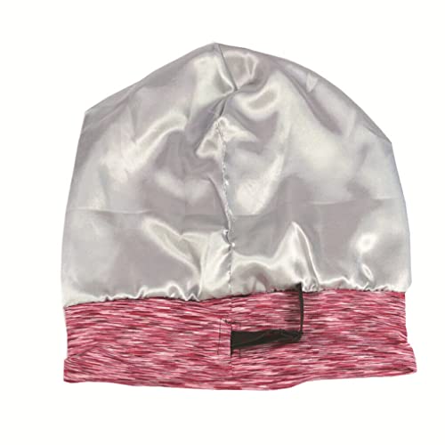 Nilioyul Elastische Mütze Travel Bonnet Caps Herbst Saison Lässige Kopfbedeckung Modische Kopfbedeckung Vintage Outdoor Turban Hüte, Rot von Nilioyul