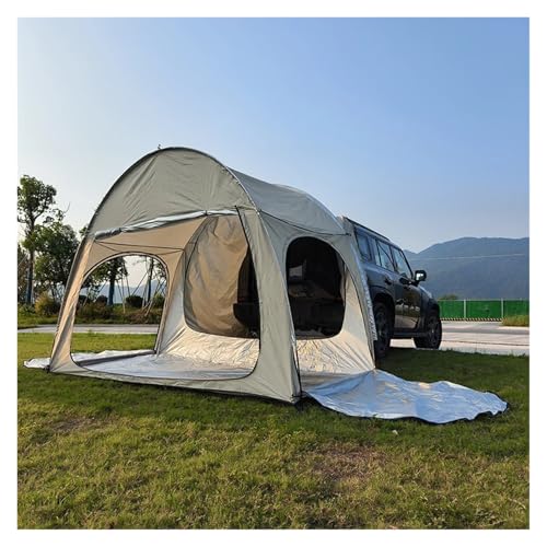 SUV-Zelt for Camping, wasserdicht PU4000 mm, SUV-Zelt mit Veranda for Camping, geräumiges Kofferraumzelt mit 3 Türen(Color 6) von Nilnyvda