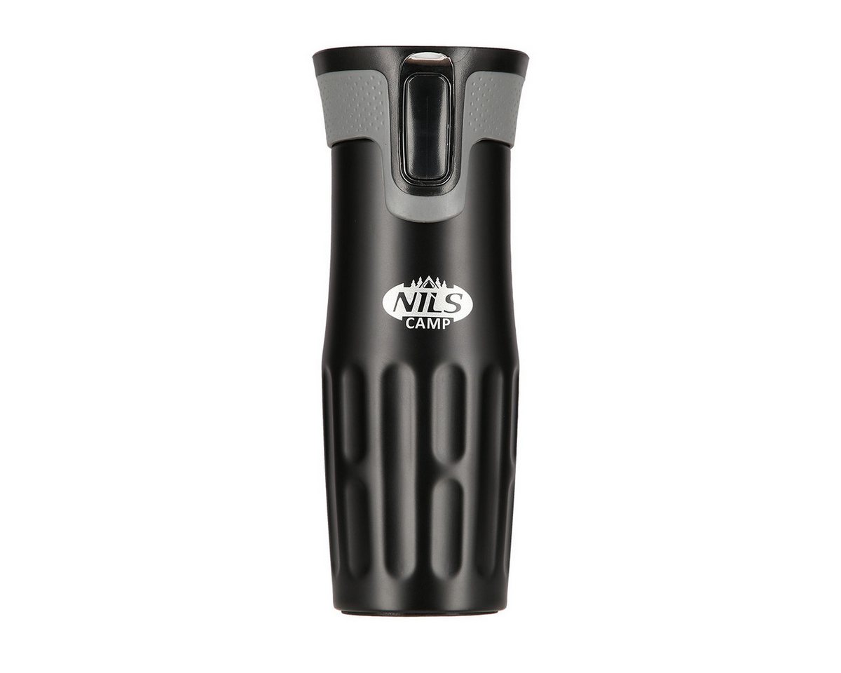 Nils Thermobecher NCC06 Thermobecher, Becher Schwarz NILS CAMP, 420 ml, Isolierbecher aus Edelstahl Nils Thermobecher NCC06 Thermobecher, Becher Schwarz NILS CAMP, 420 ml, Isolierbecher aus Edelstahl von Nils