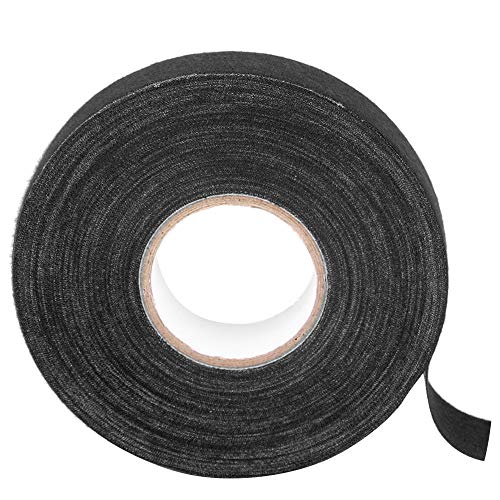 Nimomo Badminton-Klebeband, Hockey-Schutzband, schwarz, Sport-Sicherheitsband für Hockeyschläger und Badmintonstöcke, 2,5 cm x 27,7 m, vielseitig einsetzbar, starke Haftung von Nimomo