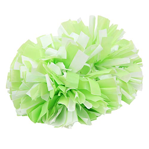 Nimomo Cheerleading-Pompons aus weichem Kunststoff, Cheerleading-Pompons, Griff für Sport, Tanzen und Partys, leicht, 30,5 cm, verschiedene Farben von Nimomo