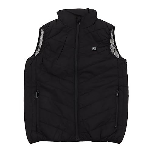 Nimomo Elektrischer Bodywarmer Elektrische Heizjacke, 3 Gang Smart Infrarot Beheizte Weste für Herren, 2 Heizzonen, Winter Bodywarmer, USB-betrieben, Größe L von Nimomo