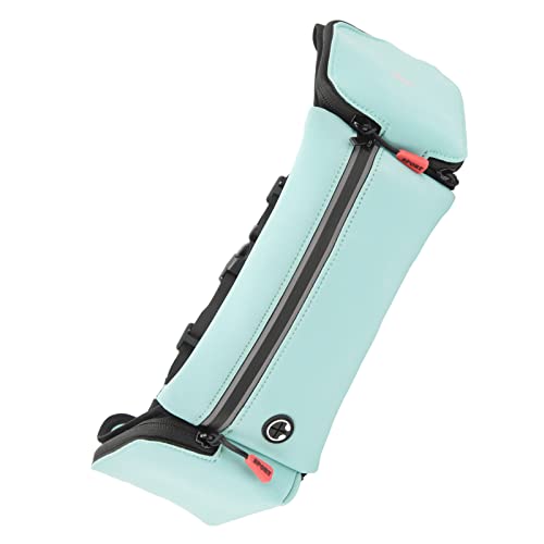 Nimomo Laufgürtel, Laufgürtel, Hüfttasche, Trinkgürtel mit Wasserflaschenhalter, wasserdichte Tasche für Wandern, Klettern, Outdoor-Sport, Fitness, Himmelblau von Nimomo