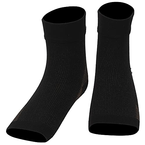 Nimomo Laufsocken, Kompressions-Knöchelschutz, Kupferfaser, Sportgelenkschutz, Plantarfaszien, atmungsaktiv, Größe L/XL, Kupferfarben, 1 Paar von Nimomo