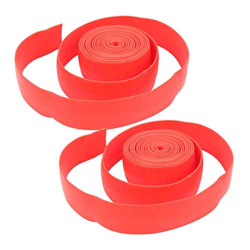 Nimomo Workout Strap Yoga Elastische Bänder, 2 Stück/Set 2,5 m Übung Stretching Strap Resistance Band Expander, Rot von Nimomo