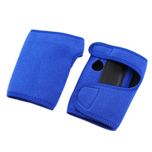 Nimomo Wristband Sport Weightlifting Wristband, Elastic Gym Wristband for Hand Support, Palm Wraps Bandage Protector, Blue R von Nimomo