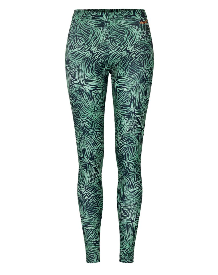 Nipala Yogaleggings Leggings CLEO Zebra Grün/Tinte S von Nipala