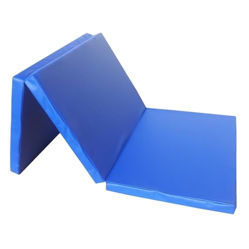 NiroSport Turnmatte klappbar 180 x 80 x 6 cm Blau Klappmatte Weichbodenmatte Matte Gymnastikmatte Fitnessmatte Sportmatte Trainingsmatte Bodenmatte Schutzmatte Übungsmatte wasserdicht von Niro Sportgeräte