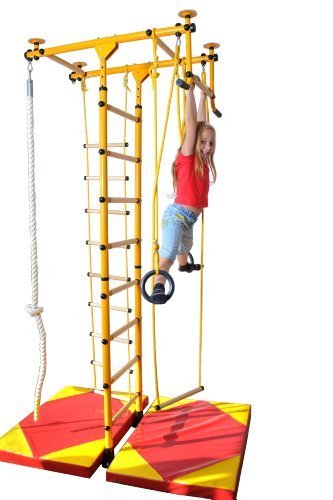 NiroSport Sprossenwand Kinderzimmer M1 Gelb Kletterwand Indoor Klettergerüst Turnwand NiroSport Sprossenwand Kinderzimmer M1 Gelb Kletterwand Indoor Klettergerüst Turnwand von Niro Sportgeräte
