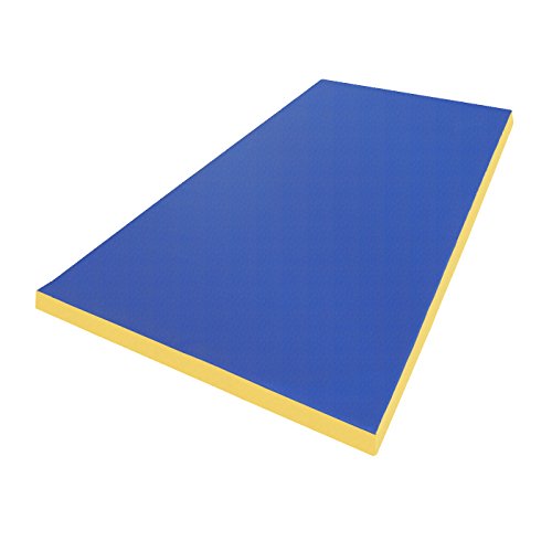 NiroSport Turnmatte Weichbodenmatte Blau/Gelb, 200 x 100 x 8 cm Gymnastikmatte NiroSport Turnmatte Weichbodenmatte Blau/Gelb, 200 x 100 x 8 cm Gymnastikmatte von Niro Sportgeräte