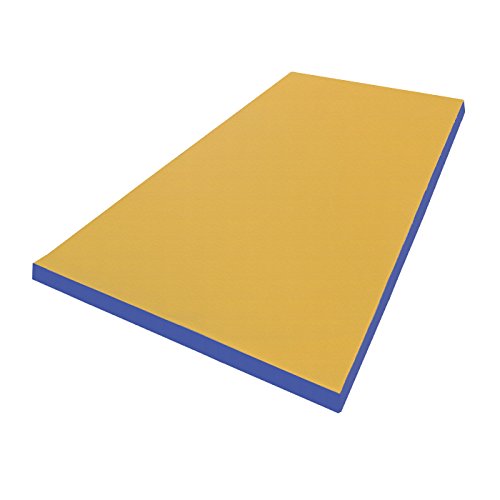 NiroSport Turnmatte 150 x 100 x 8 cm Gymnastikmatte Fitnessmatte Sportmatte Trainingsmatte Weichbodenmatte wasserdicht Gelb/Blau NiroSport Turnmatte 150 x 100 x 8 cm Gymnastikmatte Fitnessmatte Sportmatte Trainingsmatte Weichbodenmatte wasserdicht Gelb/Blau von Niro Sportgeräte GmbH