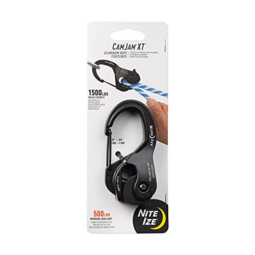 NITE Ize NI-NCJLA-01-R3 Schnurspanner CamJam XT Large 98mm x 47mm x 23mm 1St, Schwarz NITE Ize NI-NCJLA-01-R3 Schnurspanner CamJam XT Large 98mm x 47mm x 23mm 1St, Schwarz von Nite Ize