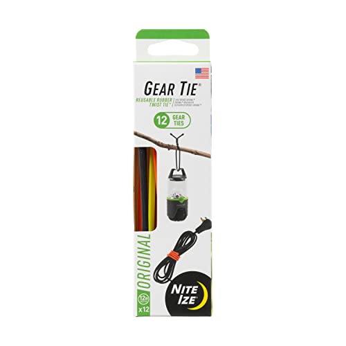 Nite Ize Gear Tie-Gr, Sortiert, 12 St. Kabelbinder, Mehrfarbig, S/12 Nite Ize Gear Tie-Gr, Sortiert, 12 St. Kabelbinder, Mehrfarbig, S/12 von Nite Ize