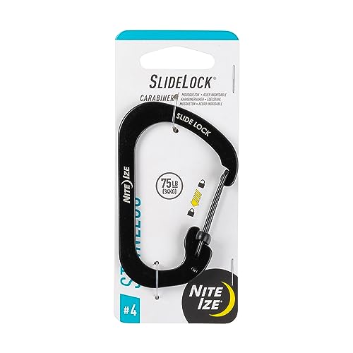 Nite Ize Karabiner Carabiner SlideLock, schwarz, 4, NI-CSL4-01-R6 Nite Ize Karabiner Carabiner SlideLock, schwarz, 4, NI-CSL4-01-R6 von Nite Ize