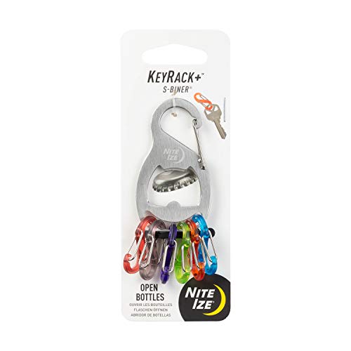 NiteIze KeyRack+ S-Biner Stainless Steel, Silber, Einheitsgröße NiteIze KeyRack+ S-Biner Stainless Steel, Silber, Einheitsgröße von Nite Ize