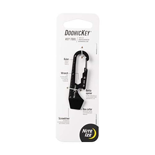 Nite Ize Multi-tool DoohicKey, schwarz, NI-KMT-01-R3, 7 cm Nite Ize Multi-tool DoohicKey, schwarz, NI-KMT-01-R3, 7 cm von Nite Ize