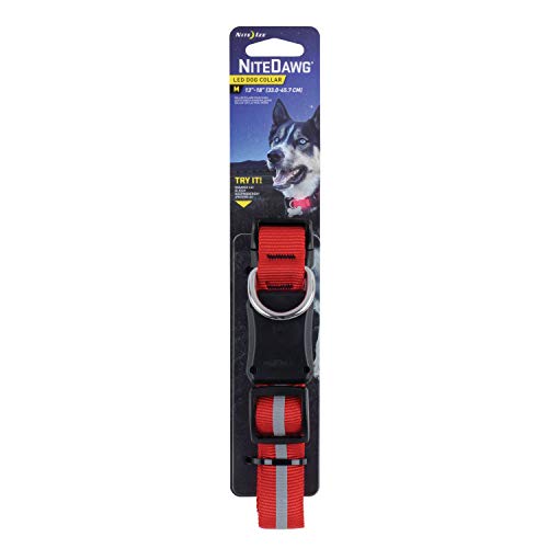 Nite Ize Signalband NiteDawg LED Dog Collar, rot, M, NI-NND2M-10-R3 Nite Ize Signalband NiteDawg LED Dog Collar, rot, M, NI-NND2M-10-R3 von Nite Ize