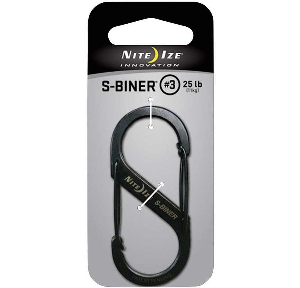 Nite Ize Tunnelzelt NITE Ize NI-SB3-03-01 Karabiner S-Biner Gr. 3 67 mm x 29 mm 1 St. Nite Ize Tunnelzelt NITE Ize NI-SB3-03-01 Karabiner S-Biner Gr. 3 67 mm x 29 mm 1 St. von Nite Ize
