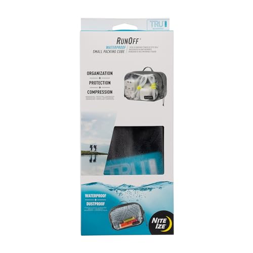 Nite Ize Unisex – Erwachsene Runoff wasserdichter Packwürfel, schwarz, Klein Nite Ize Unisex – Erwachsene Runoff wasserdichter Packwürfel, schwarz, Klein von Nite Ize