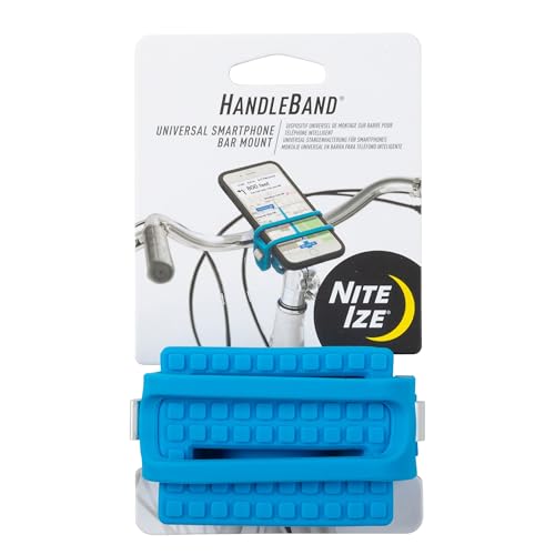 Nite Ize Universal-Smartphone-Halterung für Lenker, Blau, Hellblau von Nite Ize