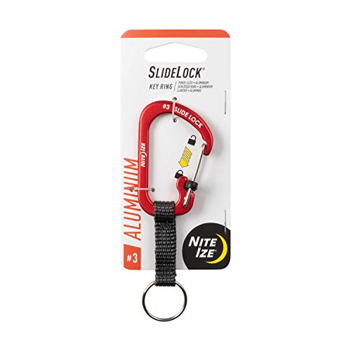 NiteIze CSLAW3-10-R6 Schlüsselanhänger mit Karabiner, mit Gurtband, Red, Einheitsgröße NiteIze CSLAW3-10-R6 Schlüsselanhänger mit Karabiner, mit Gurtband, Red, Einheitsgröße von Nite Ize