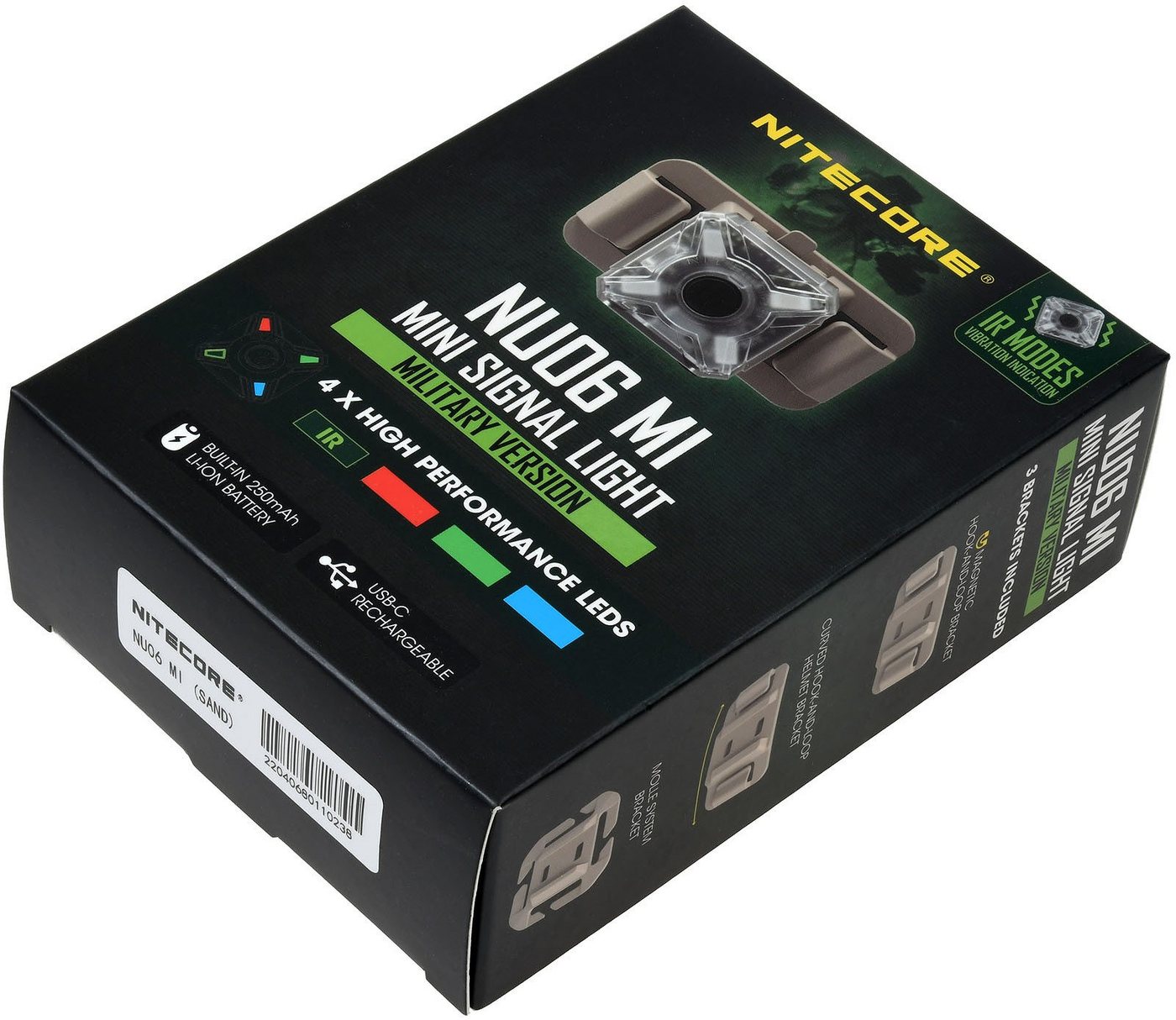 Nitecore LED Taschenlampe Nitecore NU06 MI mehrfarbige Signal-Leuchte, Signal-Lampe mit IR Nitecore LED Taschenlampe Nitecore NU06 MI mehrfarbige Signal-Leuchte, Signal-Lampe mit IR von Nitecore