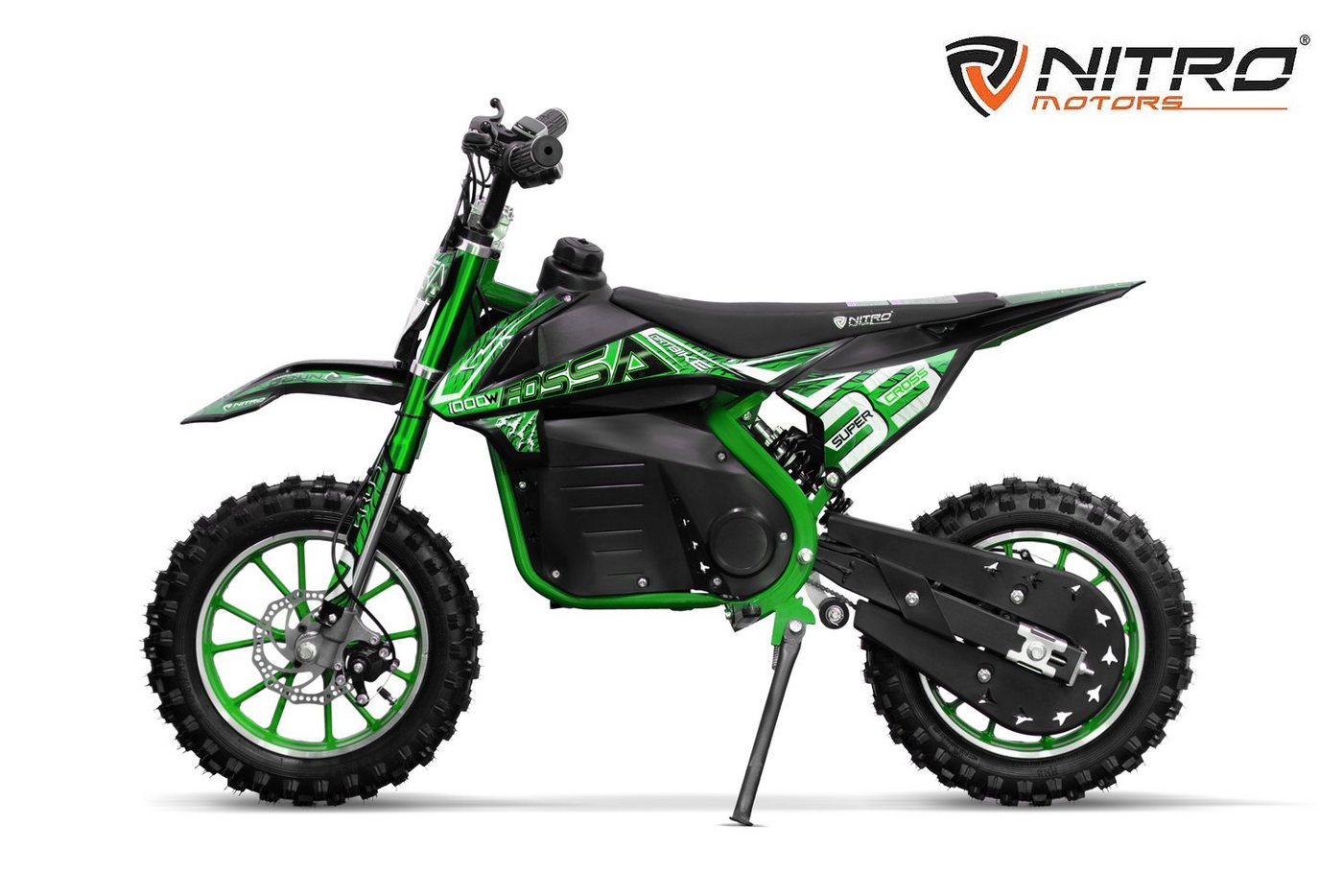 Nitro Motors Dirt-Bike 1000W Eco midi Kinder Dirtbike Fossa 10 Zoll Elektro von Nitro Motors