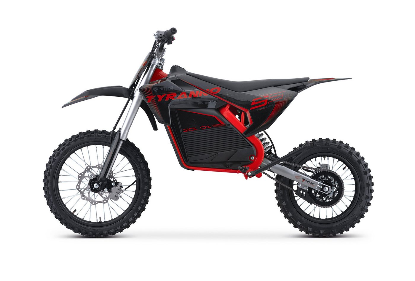 Nitro Motors Dirt-Bike E-Dirtbike Tyranno 2000W 72V30Ah Lith 17"14" von Nitro Motors