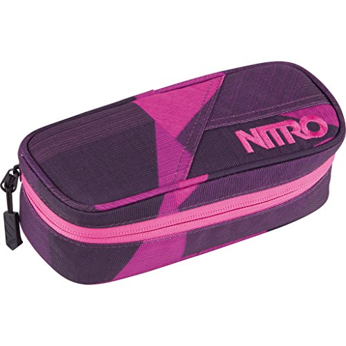 Nitro Pencil Case, Federmäppchen, Schlampermäppchen, Faulenzer Box, Federmappe, Stifte Etui, Fragments Purple von Nitro