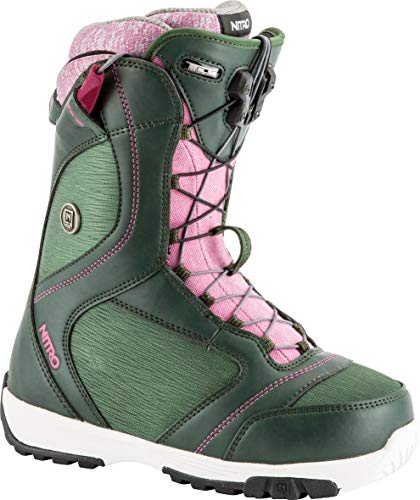 Nitro Snowboards Damen Monarch TLS '19 Snowboardschuhe, Green, 24.0 von Nitro