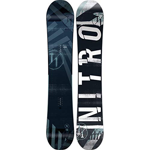 Nitro Snowboards Herren T1 Wide BRD'20 Premium Twin Camber Freestyle Boards für große Füße Snowboard, Mehrfarbig, 152 cm Nitro Snowboards Herren T1 Wide BRD'20 Premium Twin Camber Freestyle Boards für große Füße Snowboard, Mehrfarbig, 152 cm von Nitro Snowboards