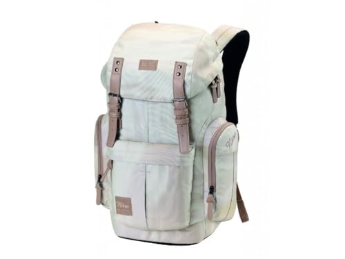 Daypacker Alltagsrucksack im Retro Look mit Gepolstertem Laptopfach, Schulrucksack, Wanderrucksack oder Streetpack, 32 L, Dune von Nitro