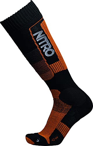 NITRO Herren Socks MNS Cloud 8 Snowboardsocken, Orange, L NITRO Herren Socks MNS Cloud 8 Snowboardsocken, Orange, L von NITRO