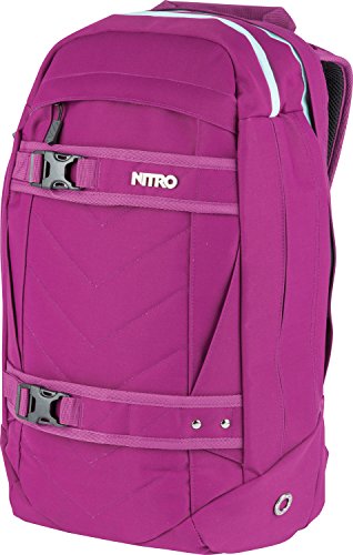 Nitro Aerial Rucksack, Multifunktionsrucksack, Schulrucksack, Daypack, Schoolbag, Sportrucksack, Rucksack mit Tragesystem für Skateboards, 27 L von Nitro