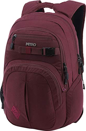 Nitro Chase Rucksack, Schulrucksack mit Organizer, Schoolbag, Daypack mit 17 Zoll Laptopfach, Wine, 35L Nitro Chase Rucksack, Schulrucksack mit Organizer, Schoolbag, Daypack mit 17 Zoll Laptopfach, Wine, 35L von Nitro