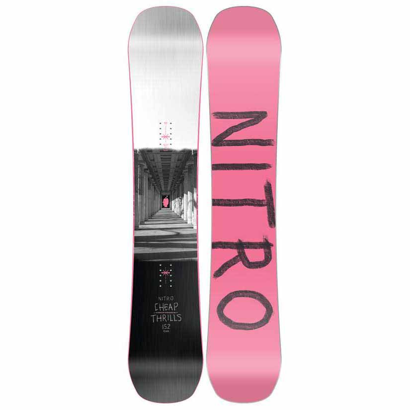 Nitro Cheap Trills Snowboard Rosa 155 von Nitro
