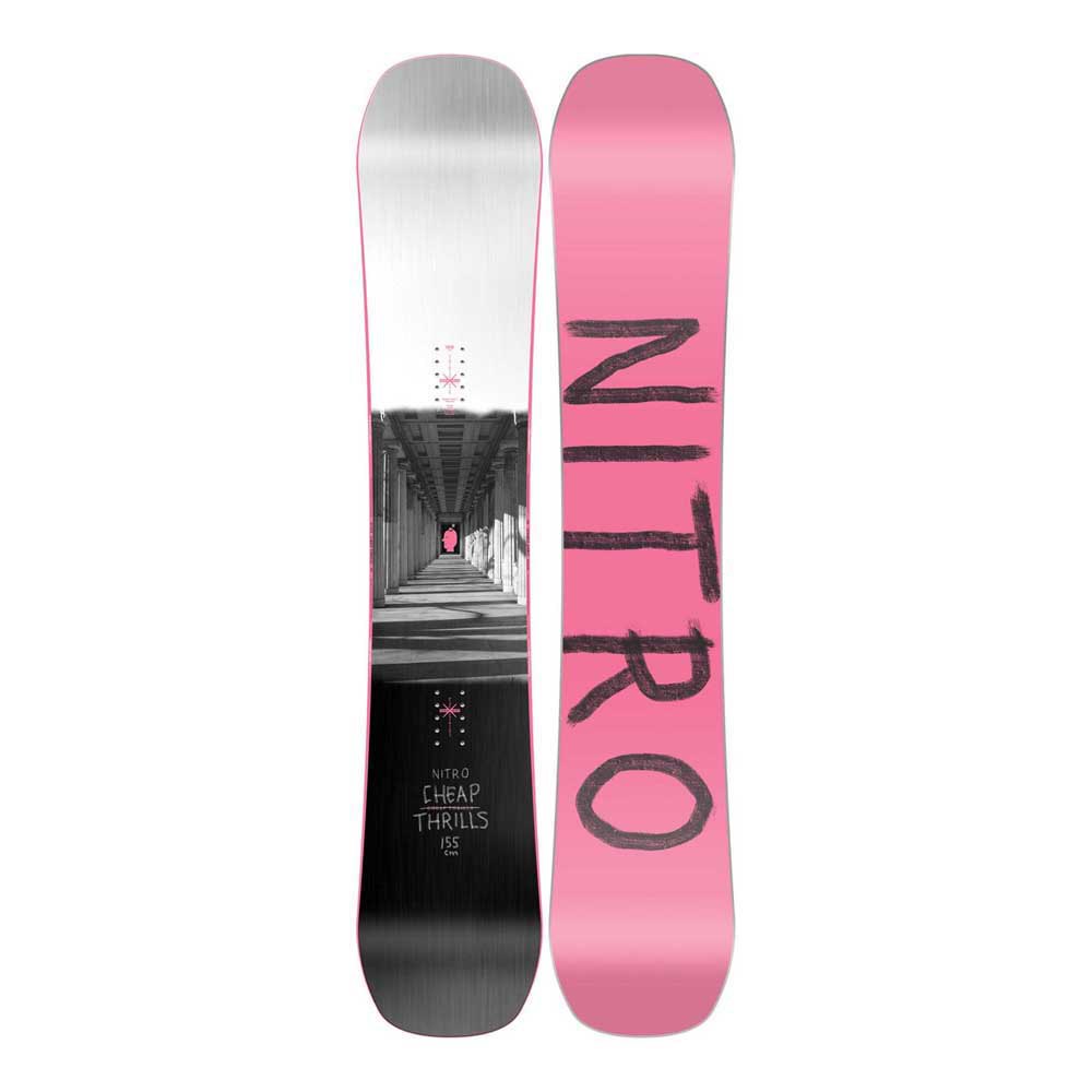 Nitro Cheap Trills Rental Snowboard Rosa 155 von Nitro