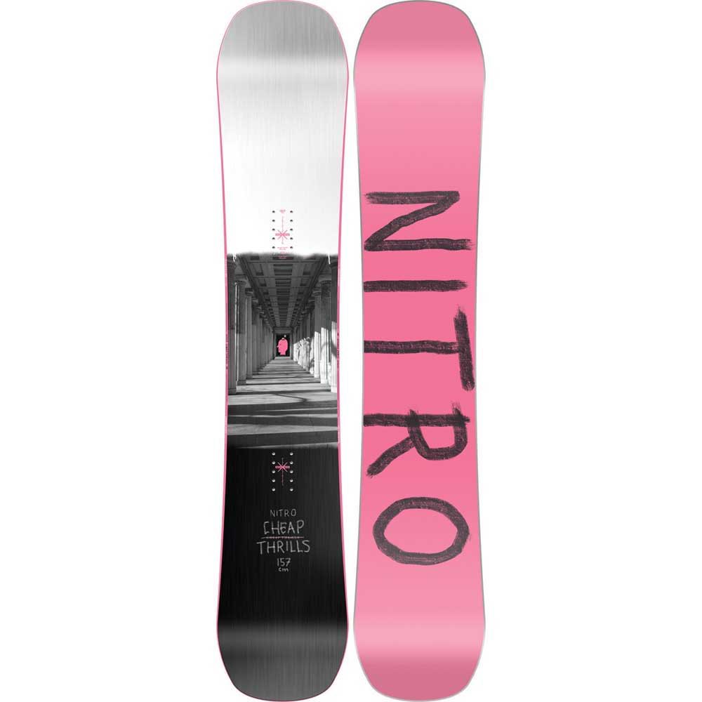 Nitro Cheap Trills Rental Wide Snowboard Rosa 157W von Nitro