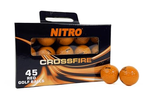 Nitro Crossfire Kugel-Set, Orange, 45 Stück von Nitro