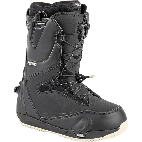 Nitro Damen CAVE TLS Step ON All Mountain Freestyle Freeride Schnellschnürsystem Boot Snowboardboot, Black-Sand, 24.5 Nitro Damen CAVE TLS Step ON All Mountain Freestyle Freeride Schnellschnürsystem Boot Snowboardboot, Black-Sand, 24.5 von Nitro