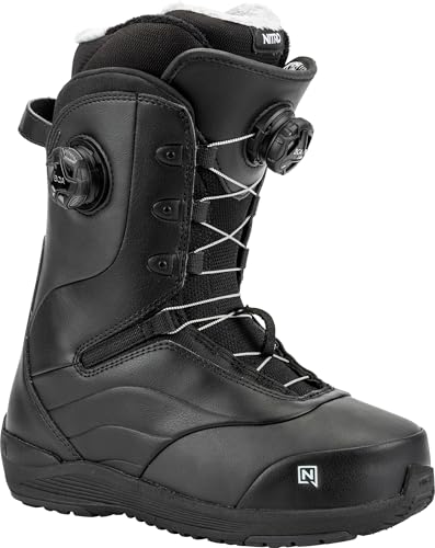 Nitro Damen Crown BOA Snowboardboot, Black, 27 von Nitro