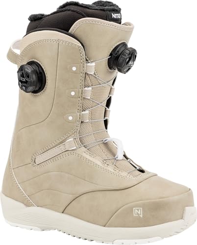 Nitro Damen Crown BOA Snowboardboot, Sand, 26,5 Nitro Damen Crown BOA Snowboardboot, Sand, 26,5 von Nitro