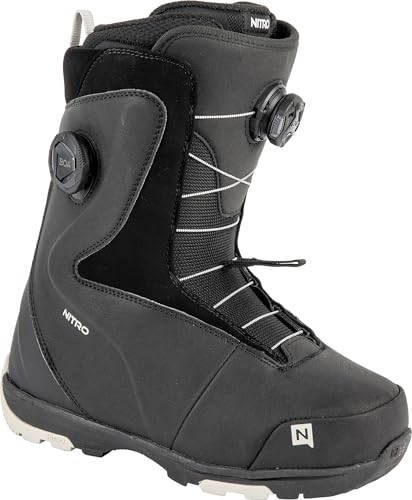 Nitro Damen Cypress Boa Dual '24 All Mountain Freestyle Schnellschnürssystem Boot Snowboardboot, Black, MP 28.5 // EU 43 1/3 // US WMN 11 von Nitro