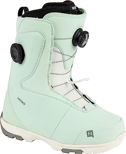 Nitro Damen Cypress Boa Dual '24 All Mountain Freestyle Schnellschnürssystem Boot Snowboardboot, Mint, MP 23.5 // EU 36 2/3 // US WMN 6 von Nitro