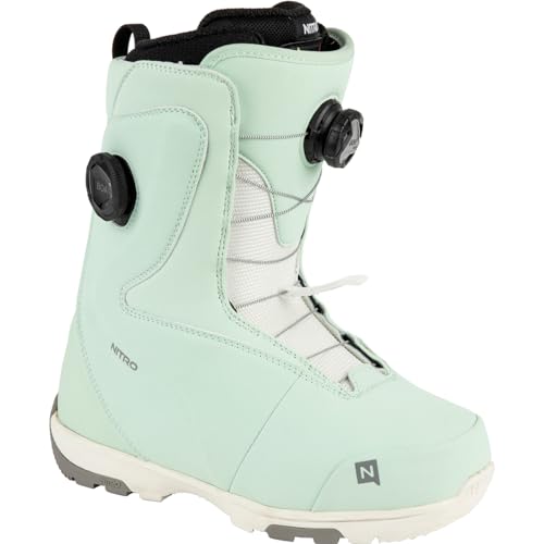 Nitro Damen Cypress Boa Dual '24 All Mountain Freestyle Schnellschnürssystem Boot Snowboardboot, Mint, MP 25.5 // EU 39 1/3 // US WMN 8 von Nitro