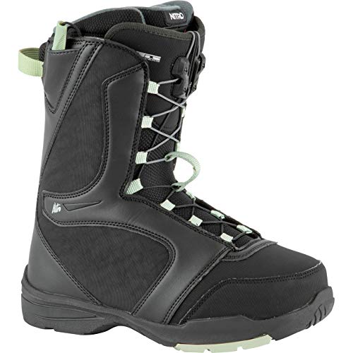 Nitro Damen Flora TLS Boot ´22 Snowboardboot, Black Mint, 235 von Nitro