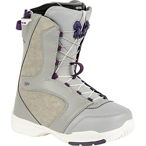 Nitro Damen Flora TLS Boot '23 Snowboardboot, Grey-Purple, MP 25,0 // EU 38 2/3 // US 7,5 von Nitro